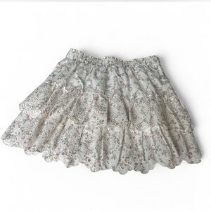 Loft eyelet lace skirt